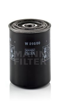 MANN-FILTER - W 816/80 - Фільтр масла Isuzu/Mitsubishi Colt 1.8D -2/86, Galant 2.3D