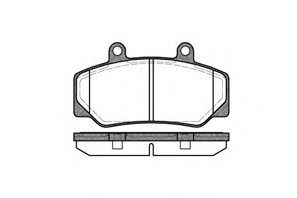 Колодки гальмiвнi Volvo 740, 760, 780, 940