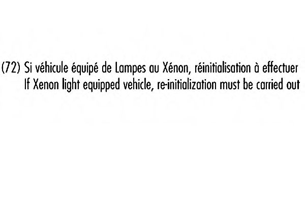 RECORD FRANCE - 104467 - Ам-тор перед. Renault Laguna II 01-