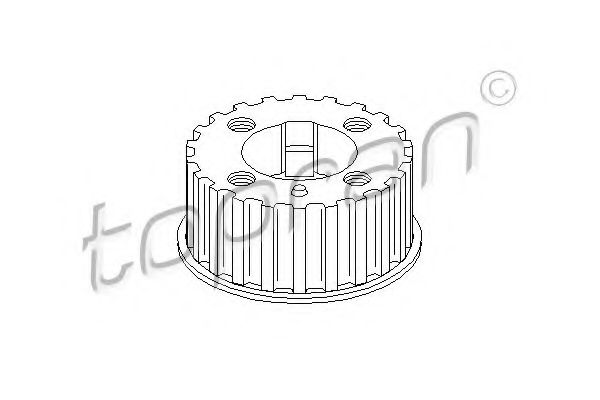 TOPRAN - 108 699 - Шестерня коленвала Audi 100 VW LT 2,4D/2,5D/Td