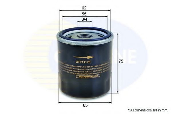 COMLINE - CTY11170 - CTY11170 Comline - Фільтр оливи ( аналогWL7131/OC534 )