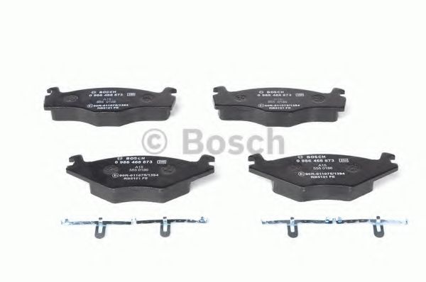 BOSCH - 0 986 468 873 - Колодка торм. SEAT CORDOBA (6K2/C2), IBIZA II (6K1), VW CADDY I передн. (пр-во Bosch)