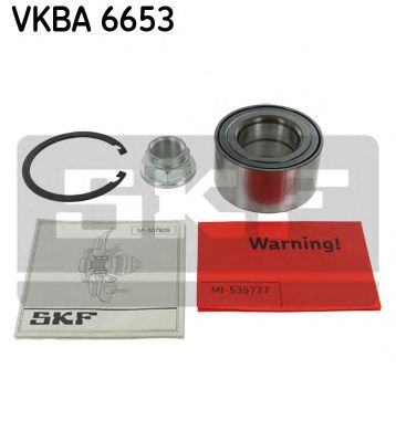 SKF - VKBA 6653 - Підшипник ступиці перед. ABS+ (+стопорне кільце) Ford B Max 12- , Fiesta VI 08-/ Mazda 2 07-