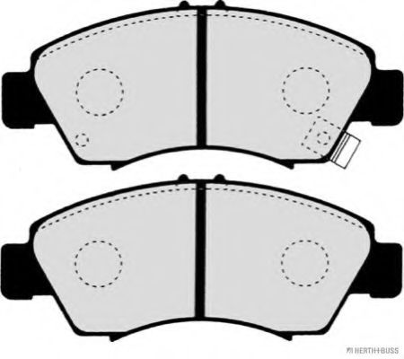 HERTH+BUSS JAKOPARTS - J3604034 - Колодки гальмівні дискові передні HONDA CIVIC, JAZZ, LOGO 02- (вир-во Jakoparts)