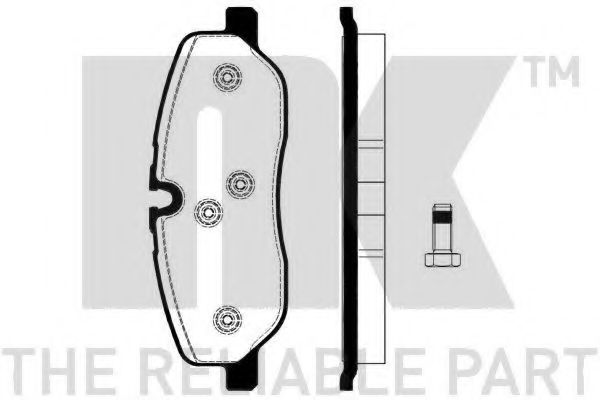 Гальмівні колодки дискові перед. Landrover Discovery 04-/Range Rover Sport 05-