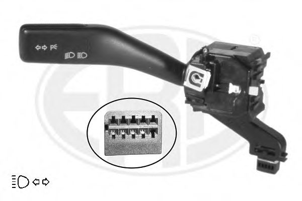ERA - 440445 - Выключатель на колонке рулевого управления левый (пр-во ERA)