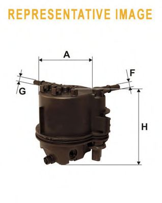 Фільтр паливний (без пристосув. для датчика води) Renault 1.5DCI 04-