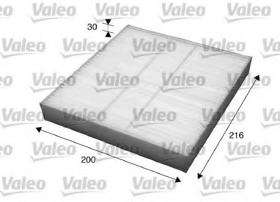 VALEO - 715560 - Фільтр салону вугільний