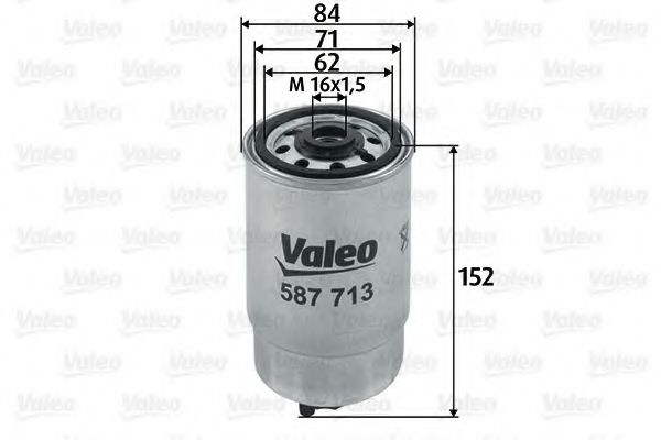 VALEO - 587713 - Фільтр паливний