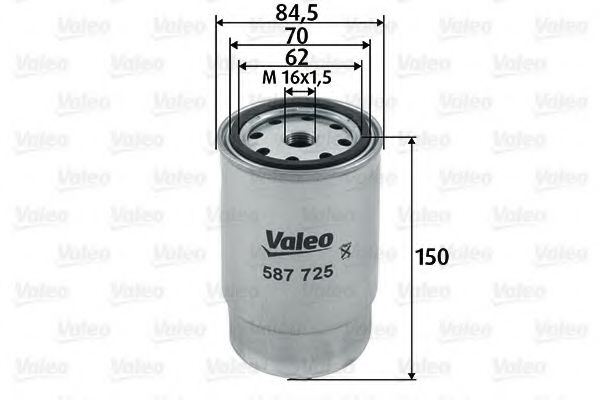 VALEO - 587725 - Фільтр паливний
