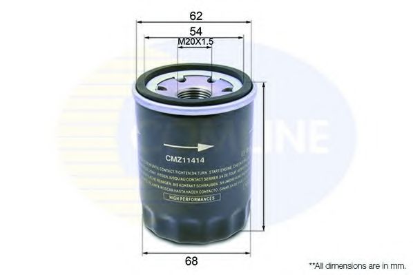 COMLINE - CMZ11414 - CMZ11414 Comline - Фільтр оливи ( аналогWL7134/OC196 )