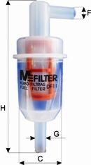 MFILTER - DF 11 - Фильтр топливный