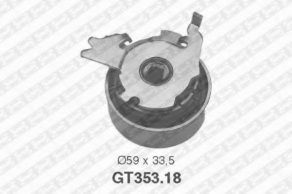SNR - GT353.18 - Ролик паска приводного Opel 1,6/2,0 92-