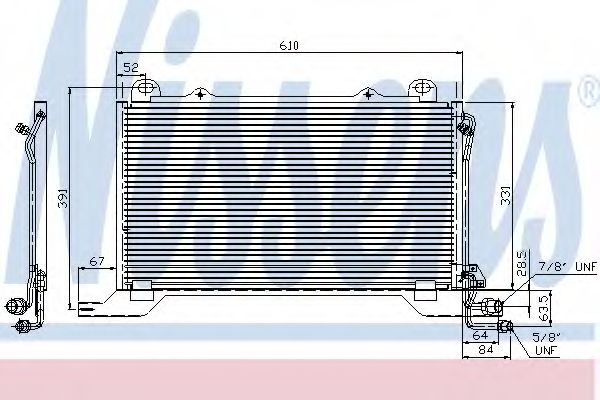 Радіатор кондиціонера DB E-class (W210, S210) CDI Kompressor 96-03