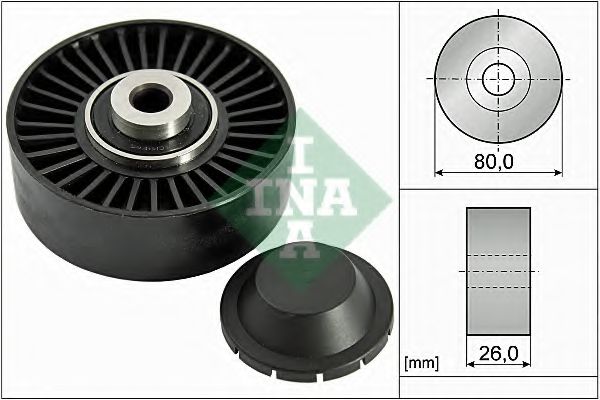 80x10x25 Ролик паска приводного Fiat/Alfa Romeo/Lancia