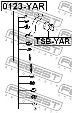 FEBEST - 0123-YAR - Стабілізатор (стійки)