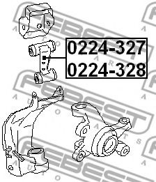 FEBEST - 0224-327 - РЫЧАГ ВЕРХНИЙ ПРАВЫЙ (NISSAN PRIMERA P11 1996-2001) FEBEST