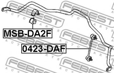 FEBEST - 0423-DAF - Тяга стабілізатора передня