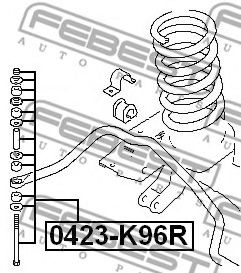 FEBEST - 0423-K96R - Тяга зад стаб.  Mitsubishi Pajero Sport 5/00-