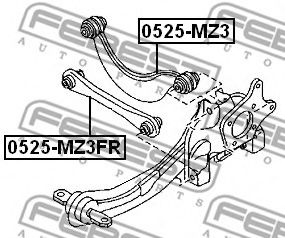 FEBEST - 0525-MZ3FR - Важіль зад. лів./прав. Ford Focus 98-