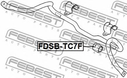 FEBEST - FDSB-TC7F - Втулка переднього стабілізатора d245