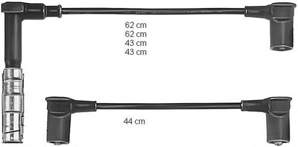 BERU - ZEF585 - Високовольтні кабелі