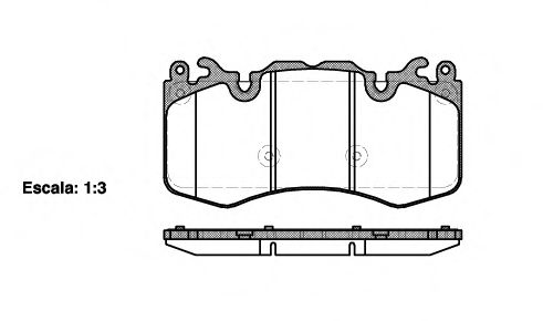 Гальмівні колодки дискові передні Land Rover Range Rover III 09-, Range Rover Sport 09-