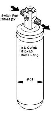 NRF - 33171 - Осушитель, кондиционер (Кондиционер)