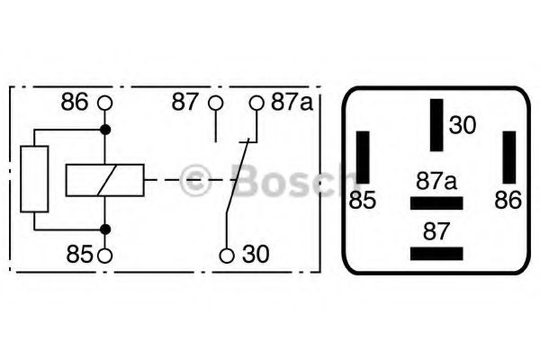 BOSCH - 0 986 332 041 - Реле DB Sprinter /LT (сигнала, ТНВД)