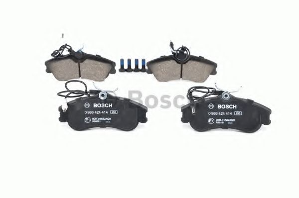 BOSCH - 0 986 424 414 - Гальмівні колодки дискові CITROEN Berlingo/Xsara/PEUGEOT Partner/306 1,1i,1.4i,1.8i,D,1.9D -02