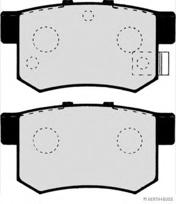 HERTH+BUSS JAKOPARTS - J3614008 - Колодки гальмівні дискові задні HONDA ACCORD (вир-во Jakoparts)