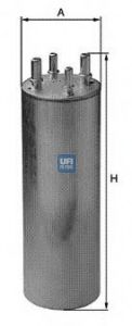 UFI - 31.849.00 - Фільтр паливний VW TRANSPORTER V 03- (вир-во UFI)