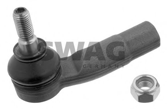 SWAG - 30 93 7593 - Наконечник кермової тяги лiвий Audi/VW Passat/Golf 03-