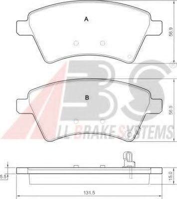 Колодки гальм.перед. Fiat Sedici 06/06-,Suzuki SX4 06/06-