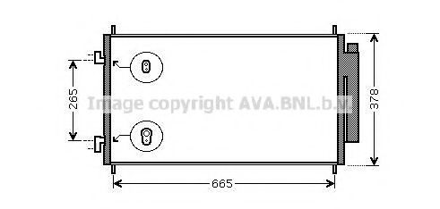 AVA QUALITY COOLING - HD5214D - Конденсатор кондиционера HONDA CR-V (RE) (06-) (пр-во AVA)