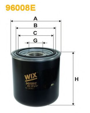 WIX FILTERS - 96008E - Картридж влагоотделителя (TRUCK) (пр-во WIX-Filtron)