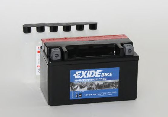 EXIDE - ETX7A-BS - Аккумулятор    6Ah-12v Exide AGM (ETX7A-BS) (150х87х93) L, EN90