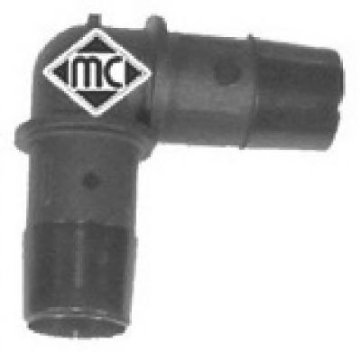 METALCAUCHO - 00062 - Універсальний пластиковий зєднувач шлангів 19mmX19mm (кут 90 градусів )
