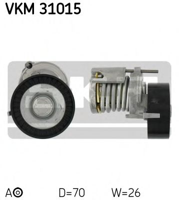 SKF - VKM 31015 - Натяжник паска приводного Audi/VW 1.0/1.4/1.6   91-