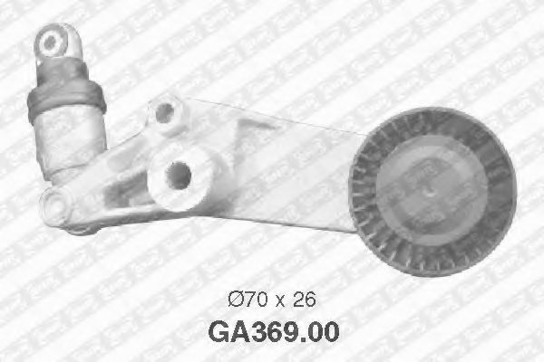 SNR - GA369.00 - Натяжник поліклинового паска Toyota Avensis/Corolla 1.6/1.8 00-