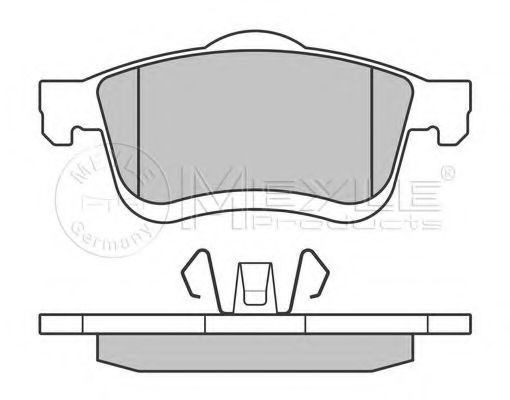 MEYLE - 025 247 2720/W - Колодки