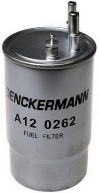 DENCKERMANN - A120262 - Фiльтр паливний (M12X1,5) Fiat Grande Punto 1.3/1.9 MJTD 10/05-