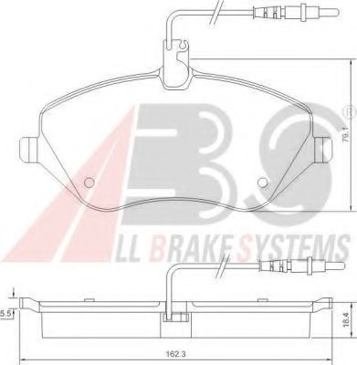 Гальмівні колодки перед. Citroen 6 2.2HDI-2.7HDI 05-   ,PEUGEOT 407 SW 1.8-2.2 04-