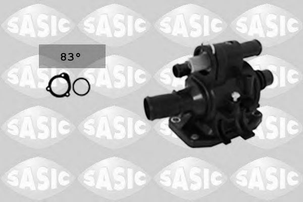 SASIC - 3300006 - Термостат в корпусі з датч. Ford/Mazda/PSA/Volvo 1.6D/HDI/TDCI