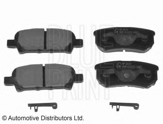 Гальмівні колодки дискові зад. Citroen C4/ Jeep Compass, Patriot/ Mitsubishi Lancer, Outlander, Pajero/ Peugeot 4007 1.6-3.8V6 04.00-