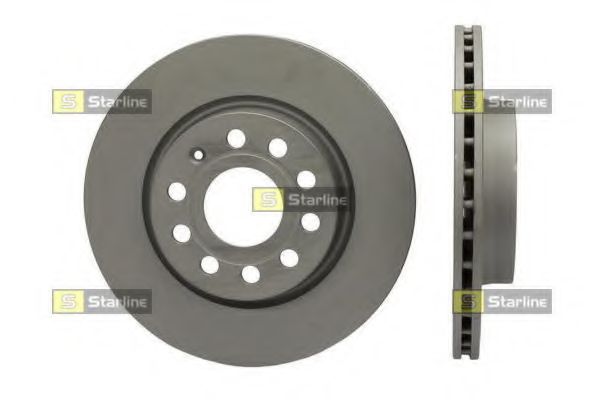 STARLINE - PB 2957C - Диск тормозной окрашенный (антикорозионная обработка)