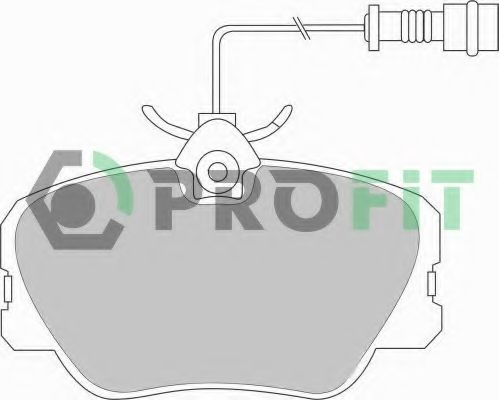 Гальмівні колодки дискові перед. DB W124 85-93 /201 16v 85-