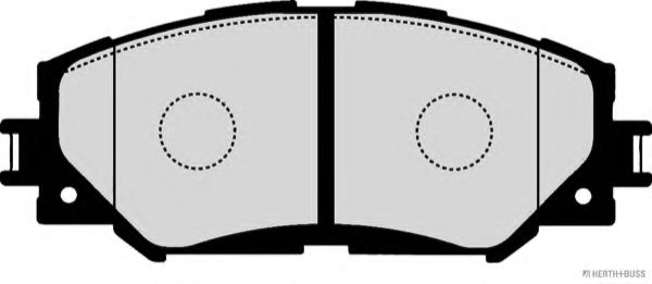HERTH+BUSS JAKOPARTS - J3602125 - Колодки гальмівні дискові передні LEXUS, TOYOTA (вир-во Jakoparts)