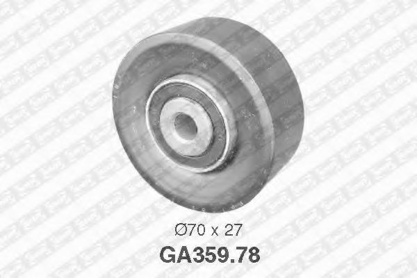SNR - GA359.78 - 70x10x28 Ролик паска приводного Peugeot/Citroen 1.1/1.4/1.6 16V 97-