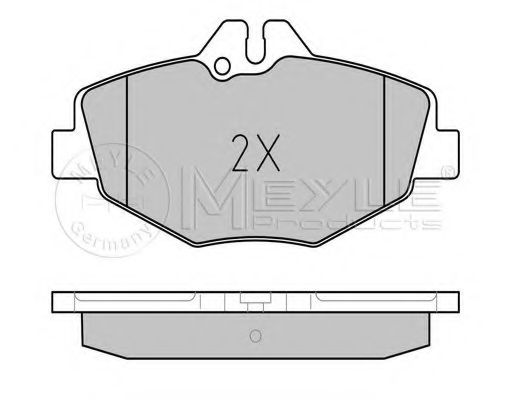 MEYLE - 025 237 4320 - Гальмівнi колодки дисковi перед. DB W211 E-klasa 02- (з дат.)